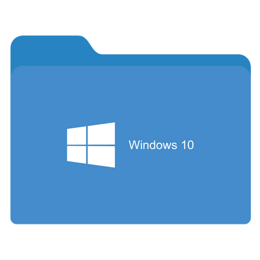 Folder Dull Blue W Icon