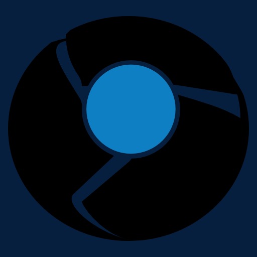 Black Google Browser, Black, Google Chrome, Simple Png Image