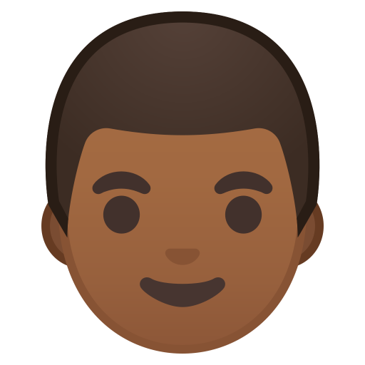 Man Medium Dark Skin Tone Icon Noto Emoji People Faces Iconset