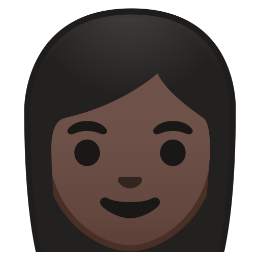 Woman, Dark, Skin, Tone Icon Free Of Noto Emoji People Faces