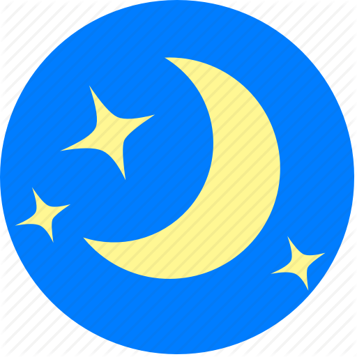 Bright, Moon, Night, Queit, Star, Weather Icon
