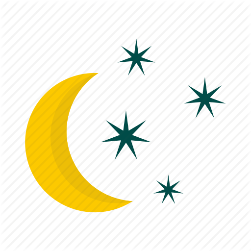 Crescent, Dark, Light, Moon, Night, Sky, Star Icon