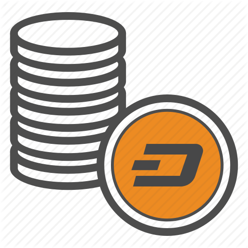 Coin, Coins, Cryptocurrency, Dash Icon