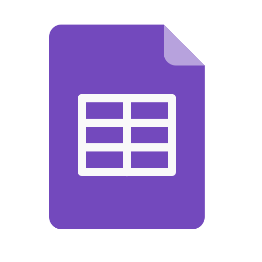 Sheet, Data, Spreadsheets, File, Google, Suit, Service Icon Free