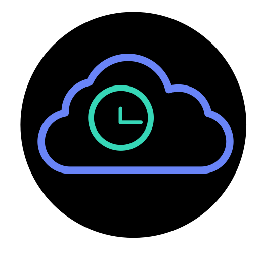 Cloud Data Color, Cloud Data, Cloud Drive Icon With Png And Vector