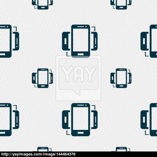 Synchronization Sign Icon Smartphones Sync Symbol Data Exchange