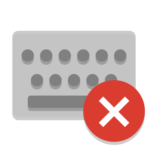 Input Keyboard Virtual Off Icon Papirus Status Iconset Papirus