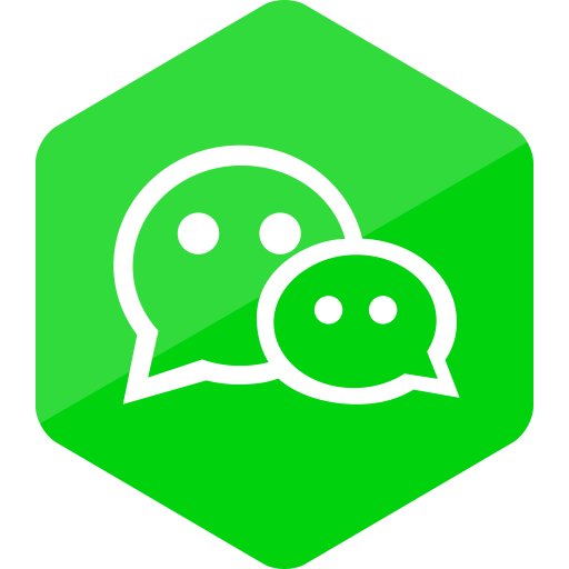 Social, Colored, Hexagon, Wechat, Media, Social Media, High