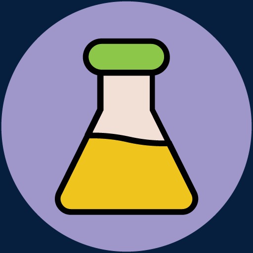 Science Icon Vector Image, Science Clipart, Hand Painted Icon