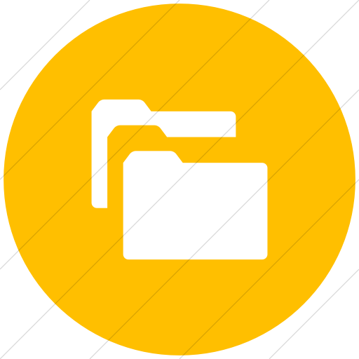 Flat Circle White On Yellow Ocha Humanitarians Product