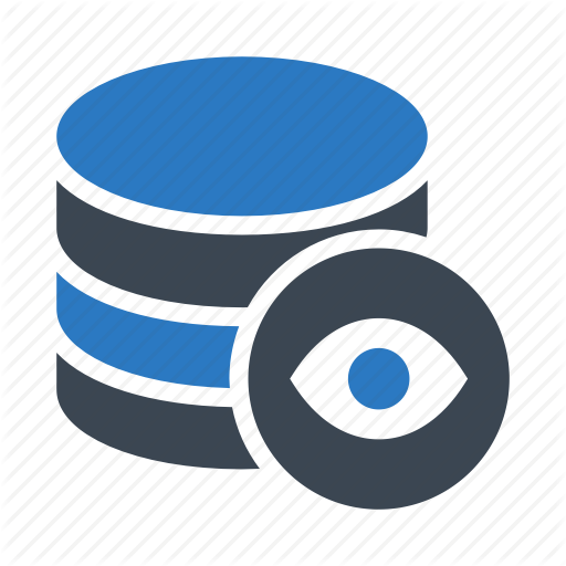 Database, Eye, Server, Storage, View Icon