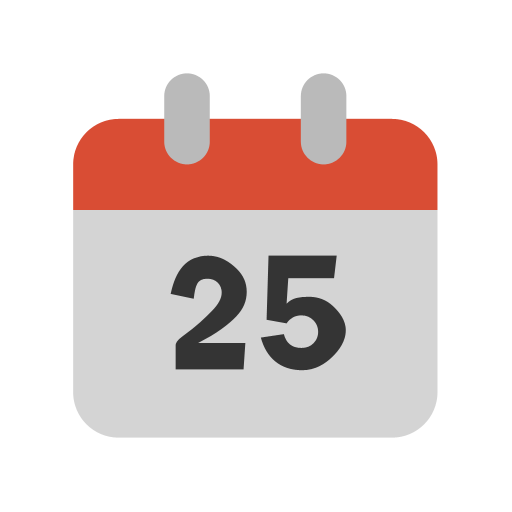 Christmas Date Icon Simple Christmas Iconset G Pritiranjan Das