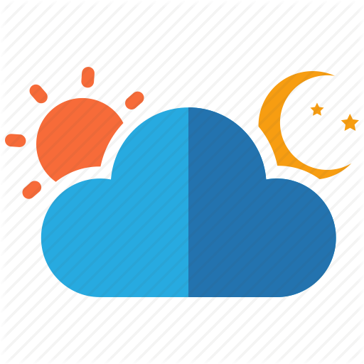 All Day, All Night, All Time, Cloud, Day, Forecast, Night Icon