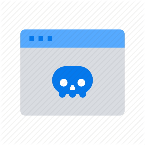 Infected, Skull, Virus, Webpage Icon