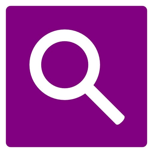 Search Icon Purple