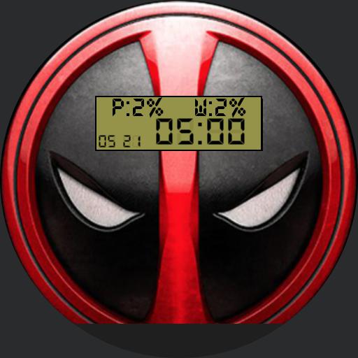 Deadpool Icon Watchfaces For Smart Watches