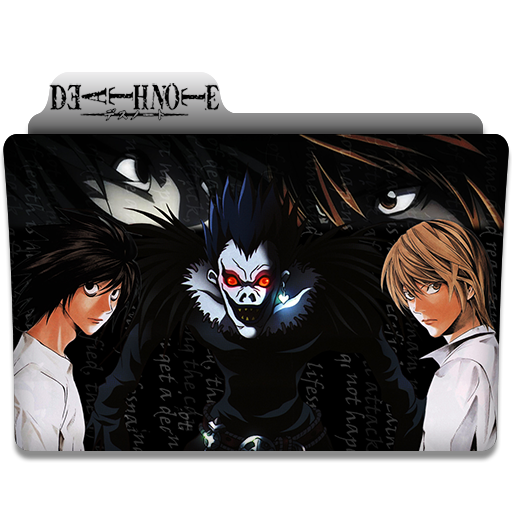 Death Note Anime Folder Icon