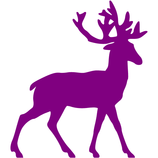 Purple Deer Icon