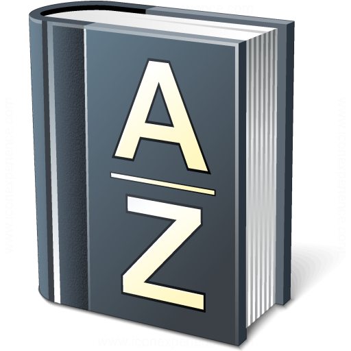 Iconexperience V Collection Dictionary Icon
