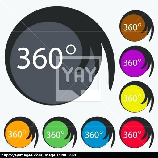 Degree Rotation Math Angle Degrees Sign Icon Geometry Math