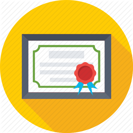 Achievement, Certificate, Certification, Degree, Diploma Icon