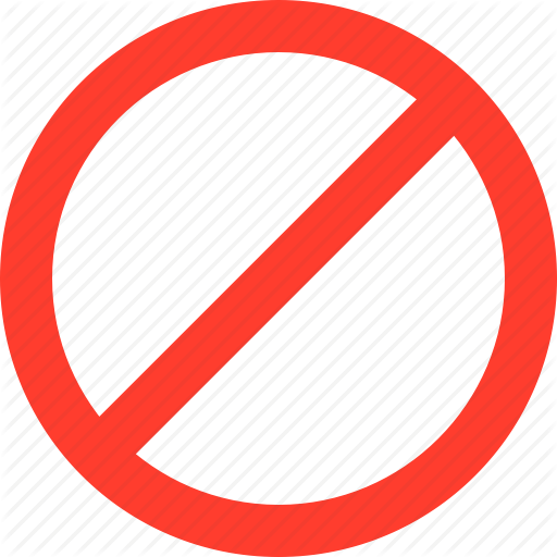 Cross, Delete, Denied, Stop Icon