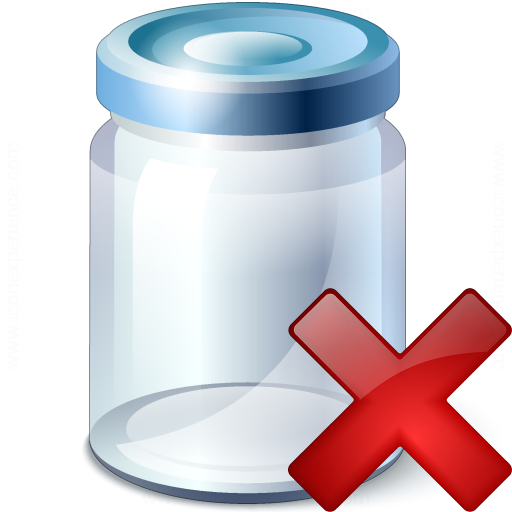 Iconexperience V Collection Jar Delete Icon