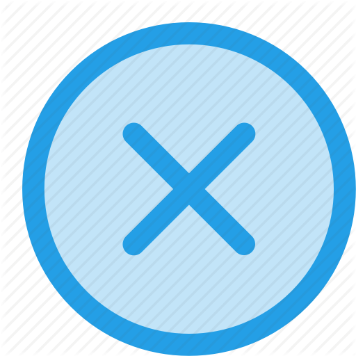 Cancel, Close, Delete, Discard, Dismiss, Exit, Remove Icon