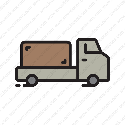 Download Shipping,truck,vehicle,cargo,delivery Icon Inventicons
