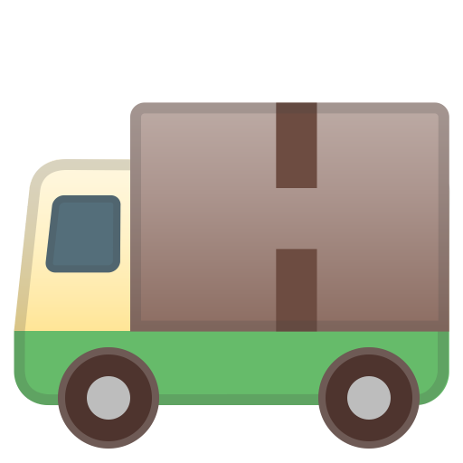 Delivery Truck Icon Noto Emoji Travel Places Iconset Google