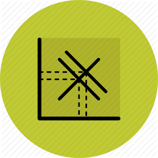 Curve, Demand, Equilibrium, Supply Icon