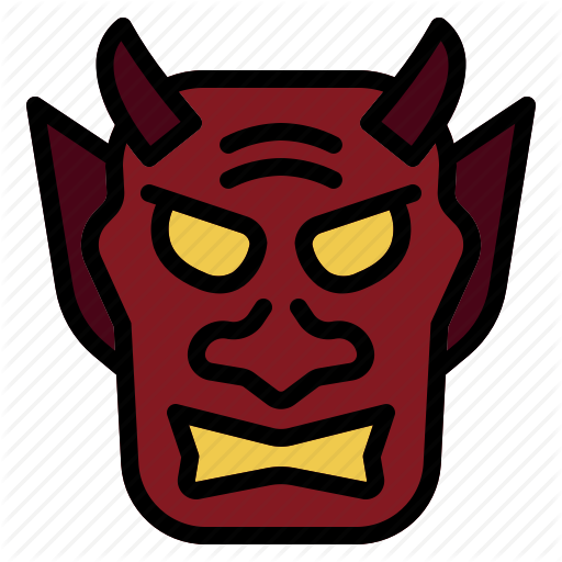 Demon, Floklore, Japanese, Mask, Noh, Theater Icon