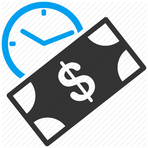 Clock, Credit, Deposit, Dollar, Regular Payment, Time, Wait Icon