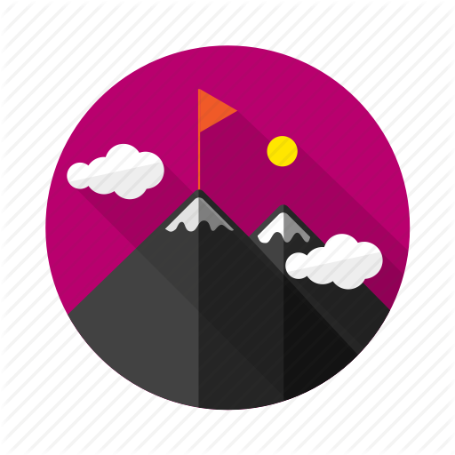 Achivements, Aim, Desire, Gain, Goal, Mission, Victorious Icon