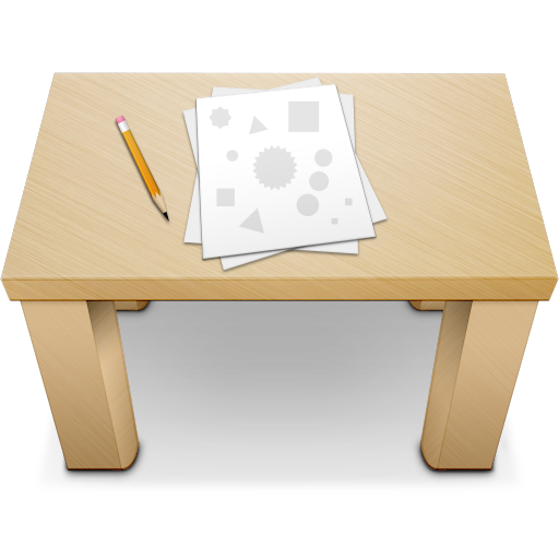 Desk Icon Chakram Iconset Apathae