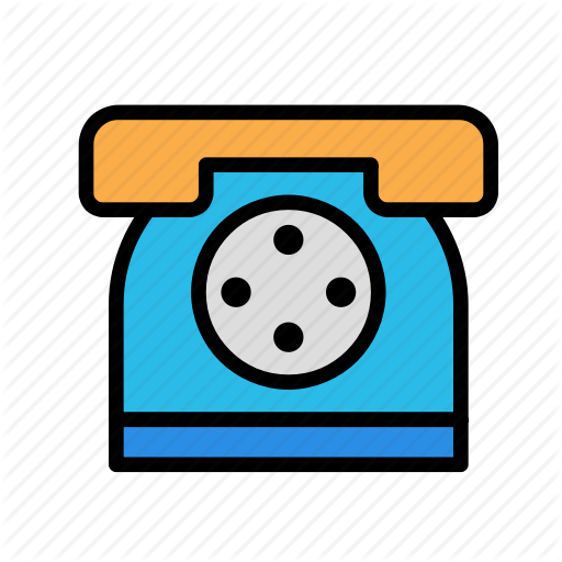 Desk, Job, Office, Old, Phone Icon