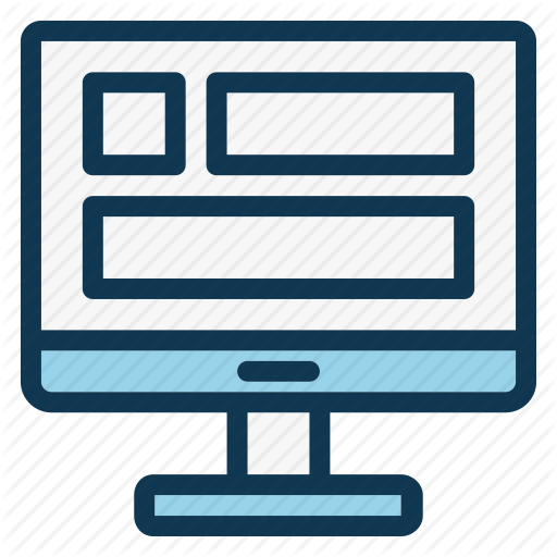 Desktop, Layout, Monitor, Office, Pc, Screen, Website Icon