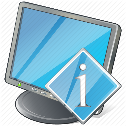 Computer, Desktop, Display, Info, Monitor, Screen Icon