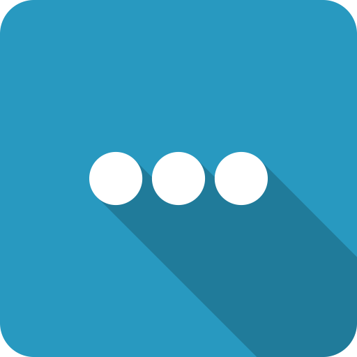 Blue, Details, More, Settings, Shadow Icon