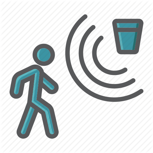 Detector, Guard, Home, Motion, Person, Security, Surveillance Icon