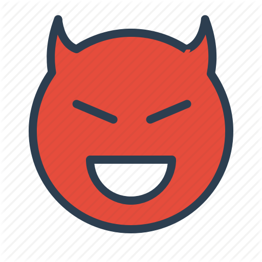 Devil, Evil, Face, Smiley Icon