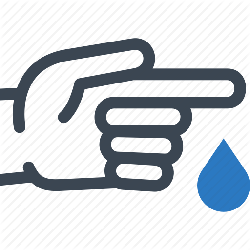 Blood, Diabetes, Hand, Treatment Icon