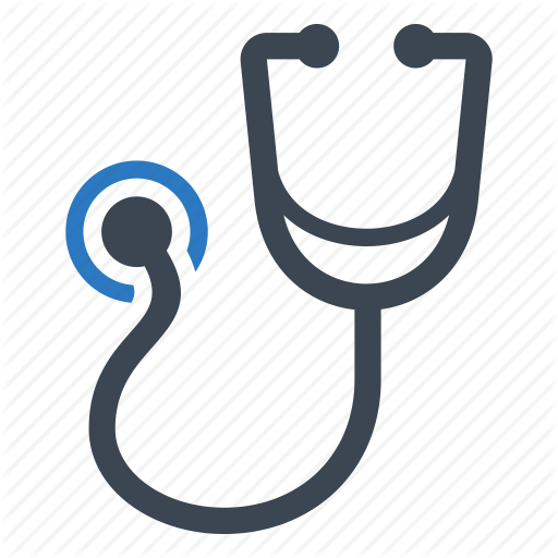 Diagnosis, Healthcare, Stethoscope Icon