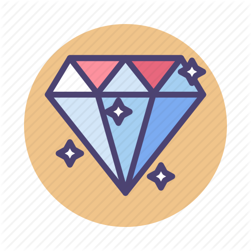 Clean Code, Crystal, Diamond, Gemstone, High Quality, Hq, Premium Icon