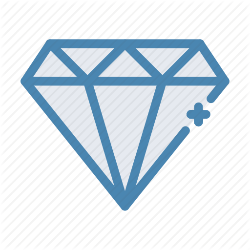 Diamond, Jewel, Ruby, Vision Icon