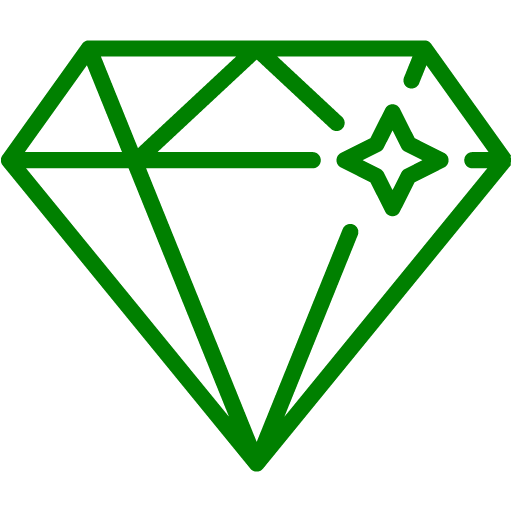 Green Diamond Icon