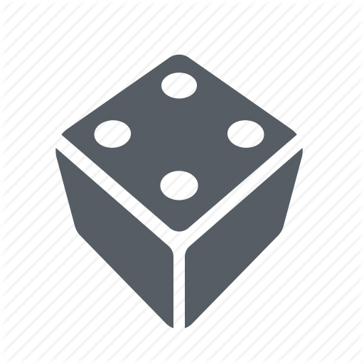 Dice, Die, Four, Gambling, Game, Play Icon