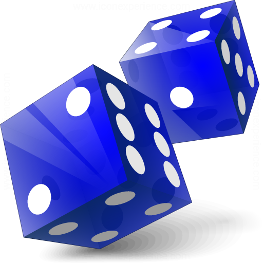 Iconexperience V Collection Dice Blue Icon