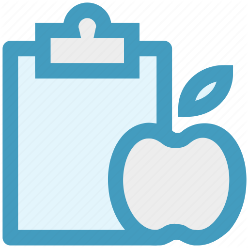 Apple, Checklist, Clipboard, Diet Chart, Diet Plan, Fitness