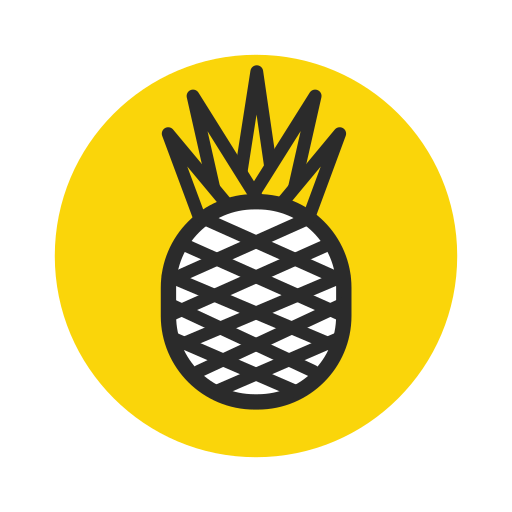 Diet, Fruit, Healthy, Kitchen, Pinaple, Vegetable, Yellow Icon